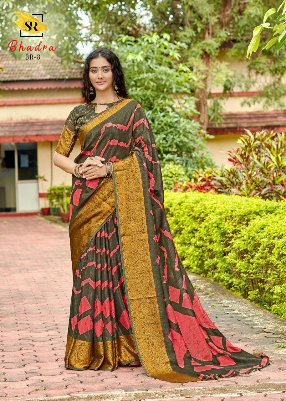 Sr Launching Bhadra Pure Dola Viscose Border Exclusive Saree Online Catalogs Seller