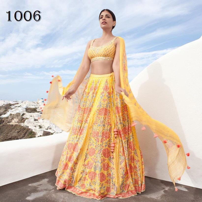 Stylishta Presents Anita Pure Killer Silk Readymade Exclusive Designer Lehenga Catalogs