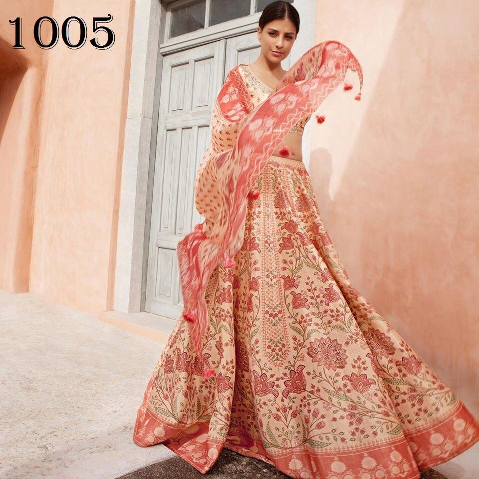 Stylishta Presents Anita Pure Killer Silk Readymade Exclusive Designer Lehenga Catalogs