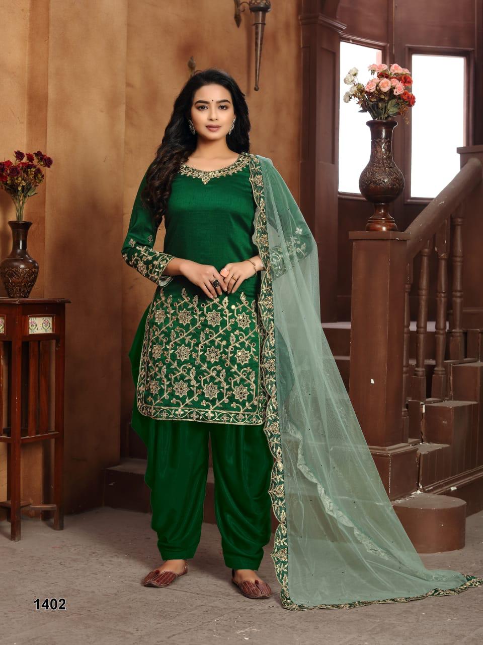 Twisha Presents Aanaya Vol 114 Art Silk Glamours Look Designer Salwar Suits Catalogs