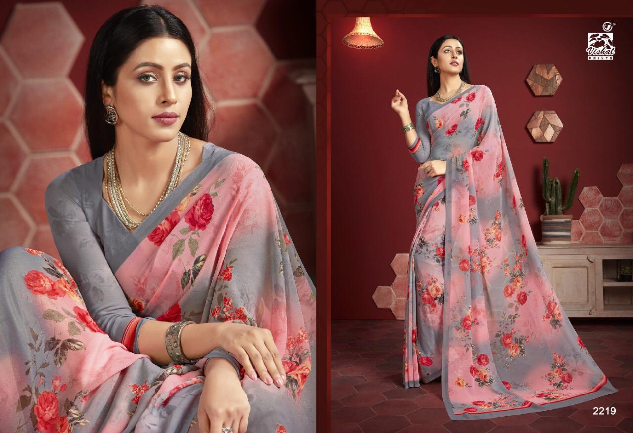 Vishal Fashion Presents Mishti Exclusive Georgette Stylish Saree Catalogs For Ladies Collections