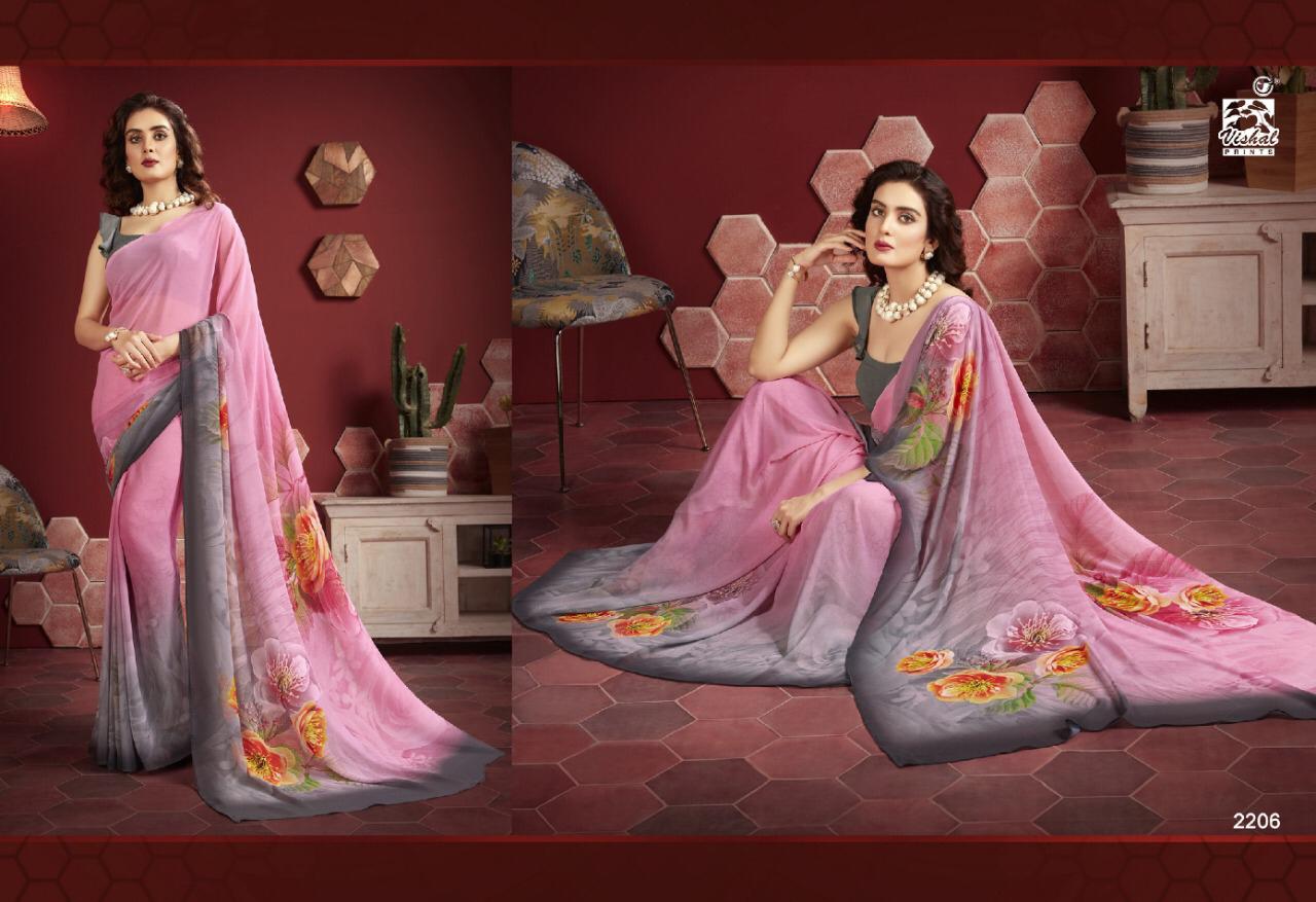 Vishal Fashion Presents Mishti Exclusive Georgette Stylish Saree Catalogs For Ladies Collections