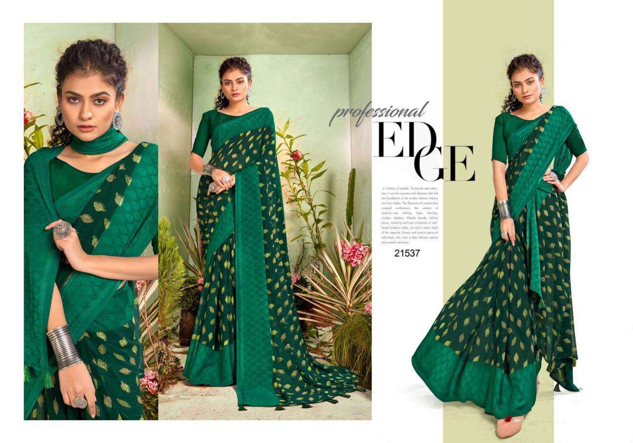 5d designer amber vol 4 georgette jacquard border saris catalog wholesale 