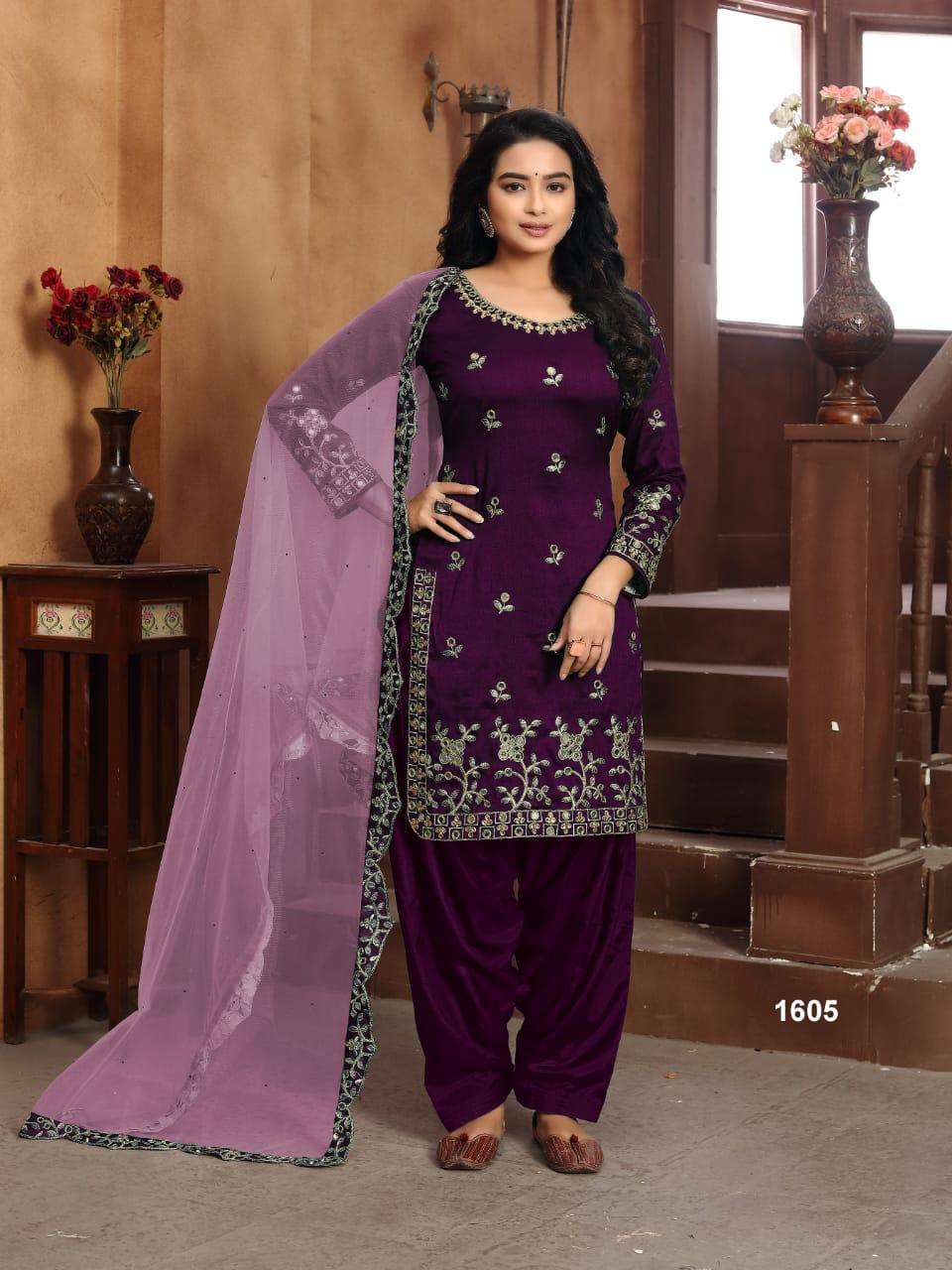 aanaya vol 116 1601-1605 series punjabi suits wholesaler in surat market 