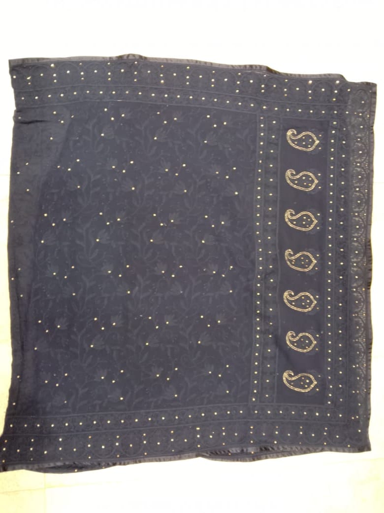 Bela Fashion Luckhnovi Heavy Party Wear Georgette With Work Saree Exporter