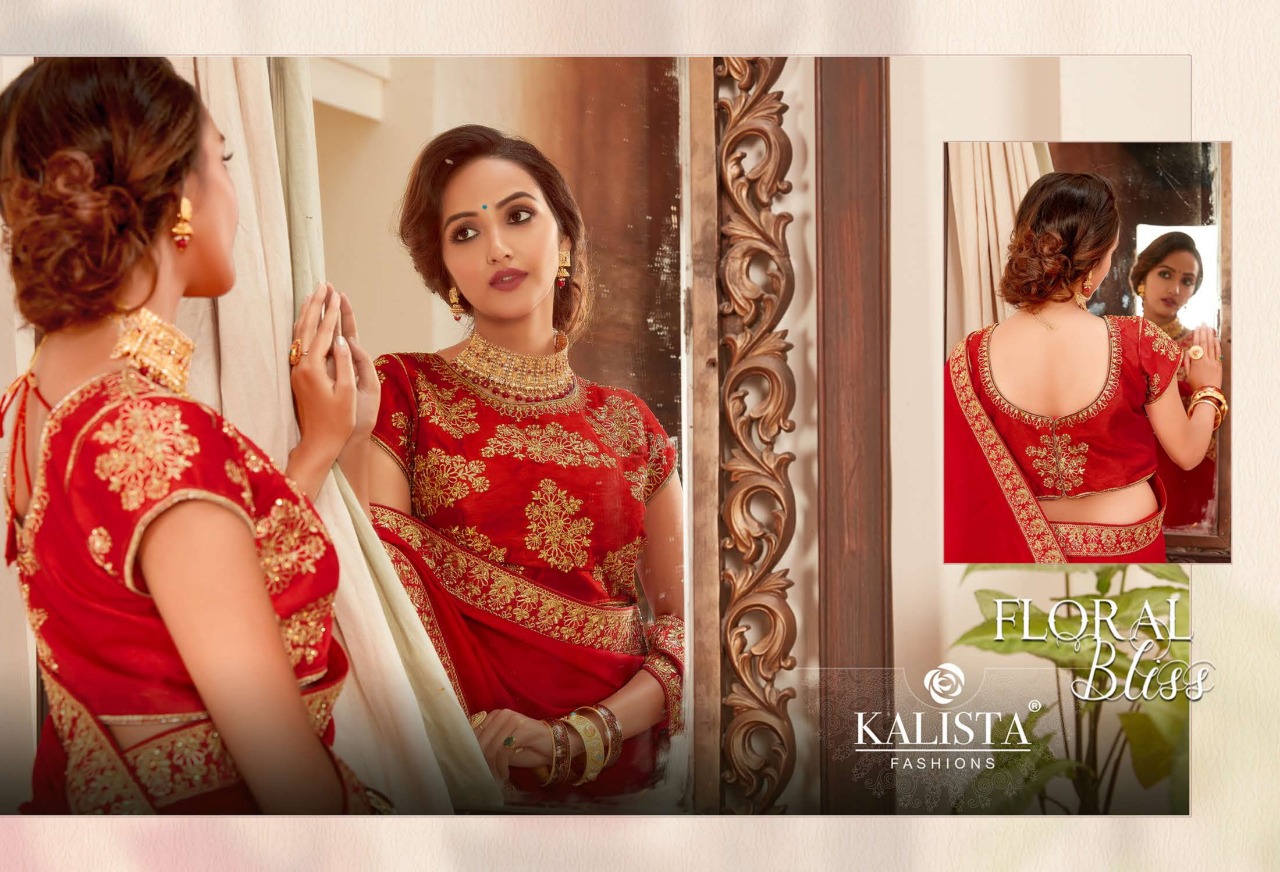 Dollar By Kalista Glamours Look Vichitra Silk Functional Wear Saree