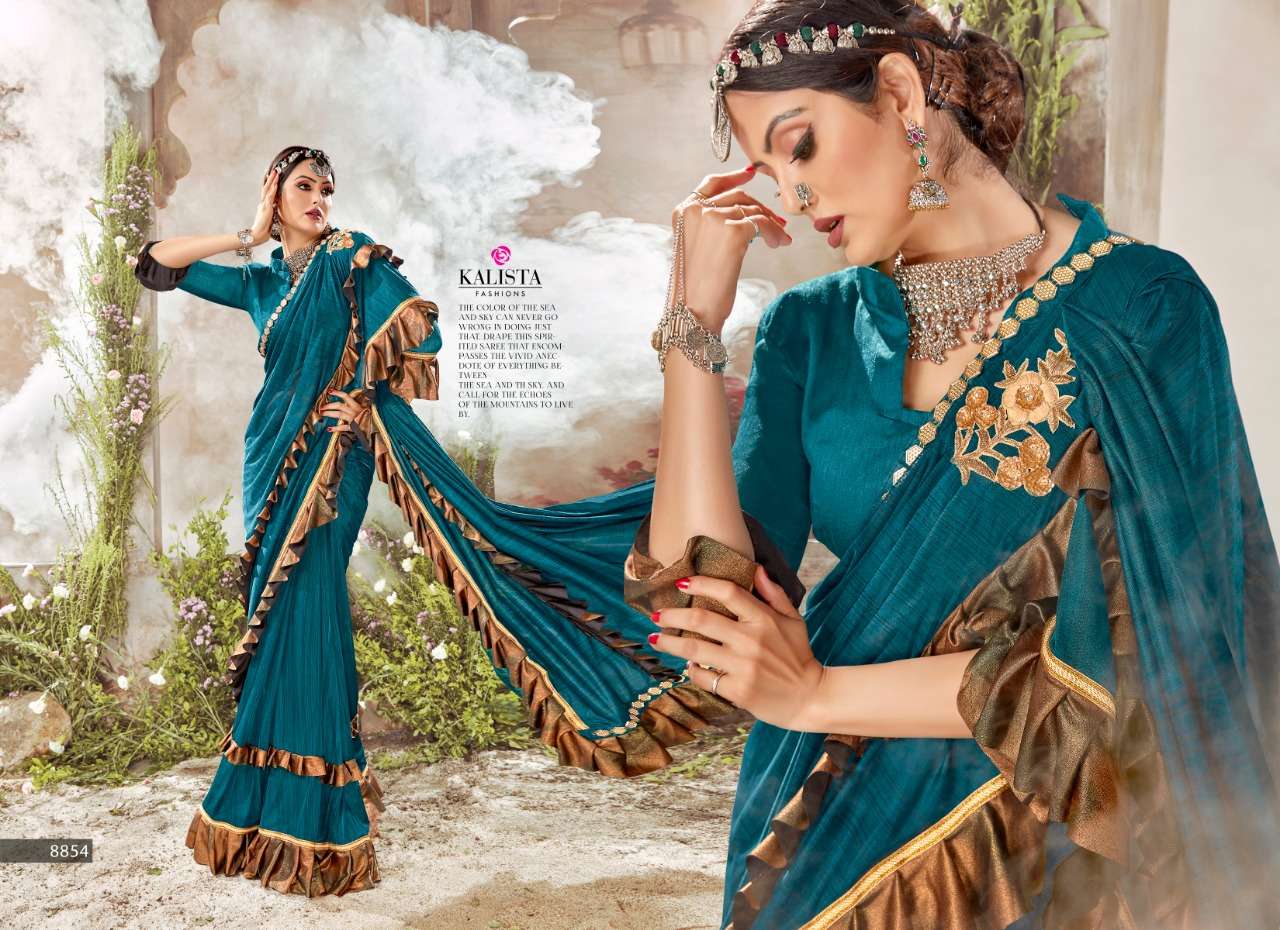 hello by kalista fancy imported indian saree collection