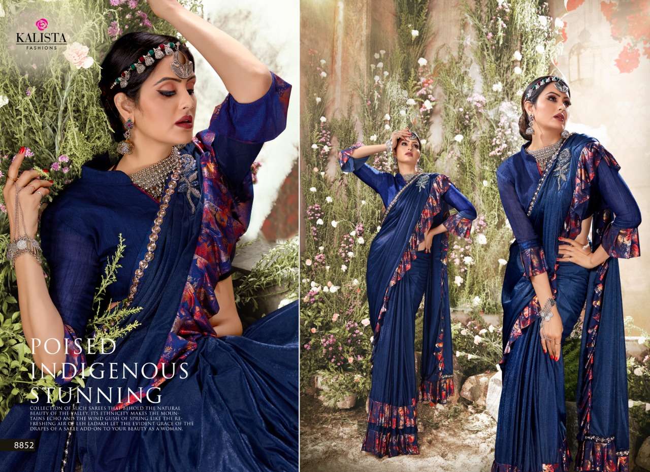 hello by kalista fancy imported indian saree collection