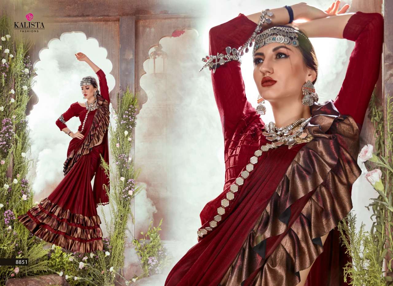 hello by kalista fancy imported indian saree collection