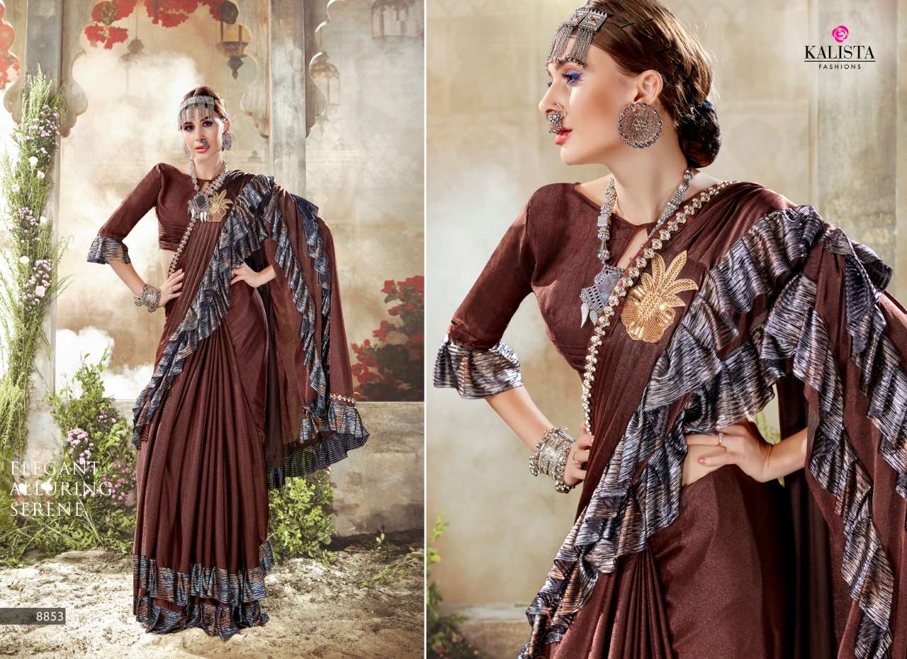 hello by kalista fancy imported indian saree collection