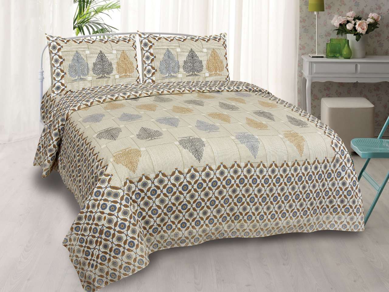 k4u launch rugs new collection in king size cotton bedsheets with pillow cover 