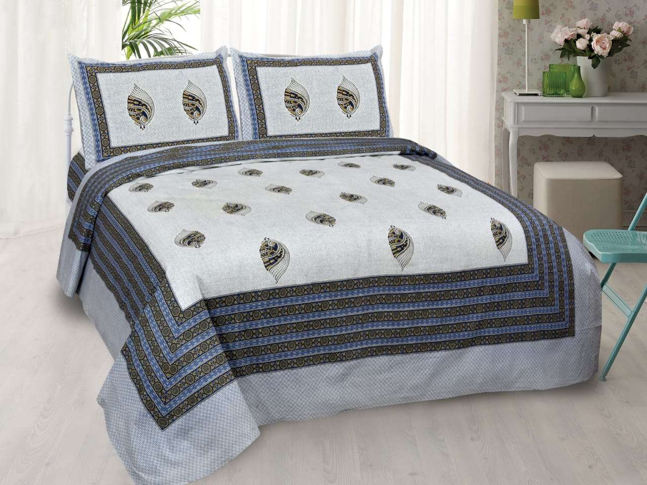 k4u launch rugs new collection in king size cotton bedsheets with pillow cover 