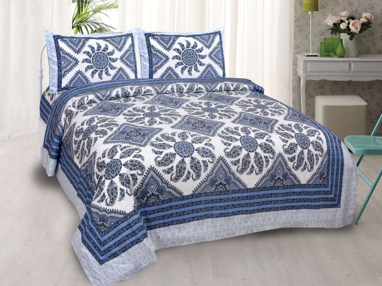 k4u launch rugs new collection in king size cotton bedsheets with pillow cover 