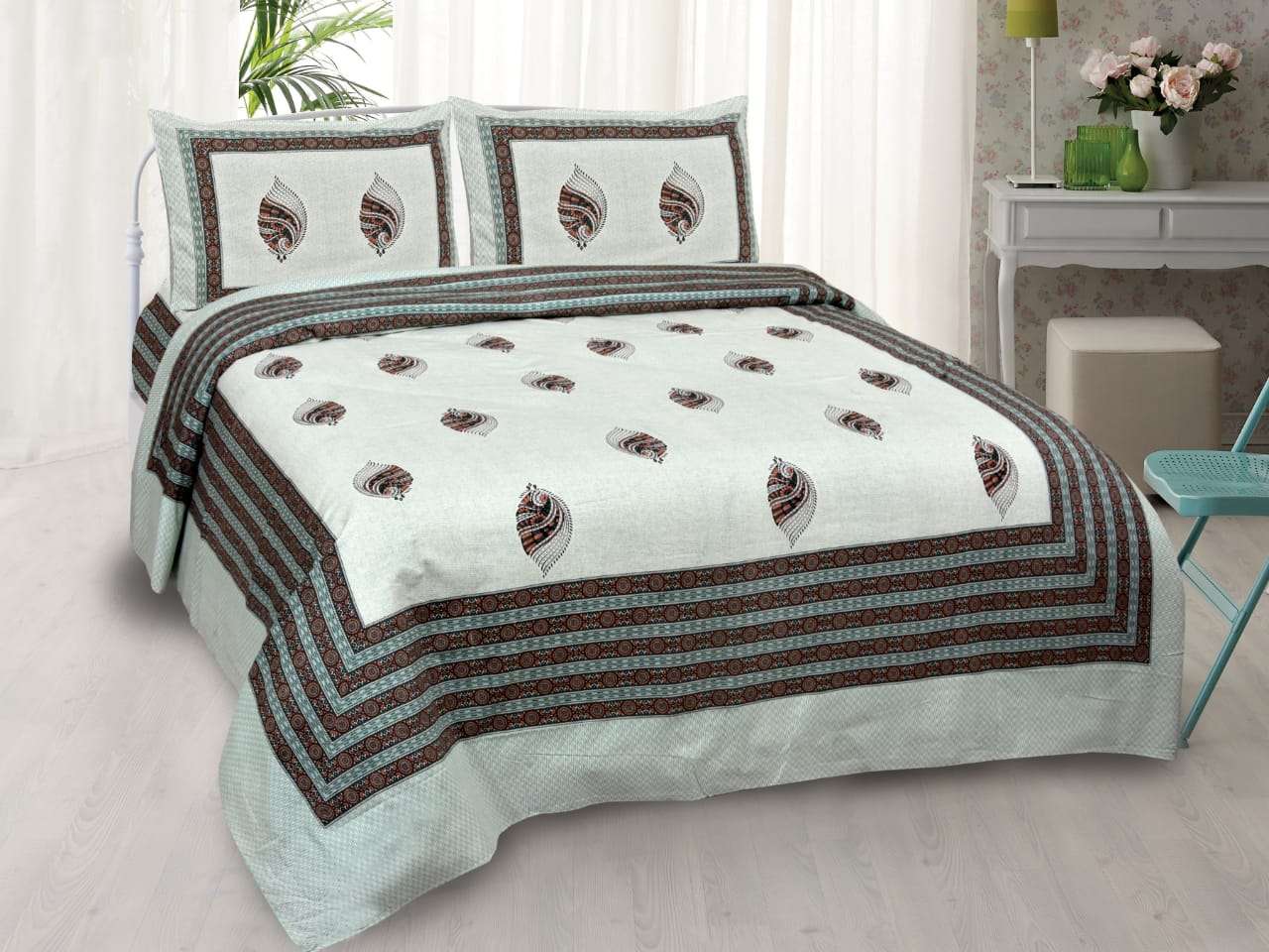 k4u launch rugs new collection in king size cotton bedsheets with pillow cover 