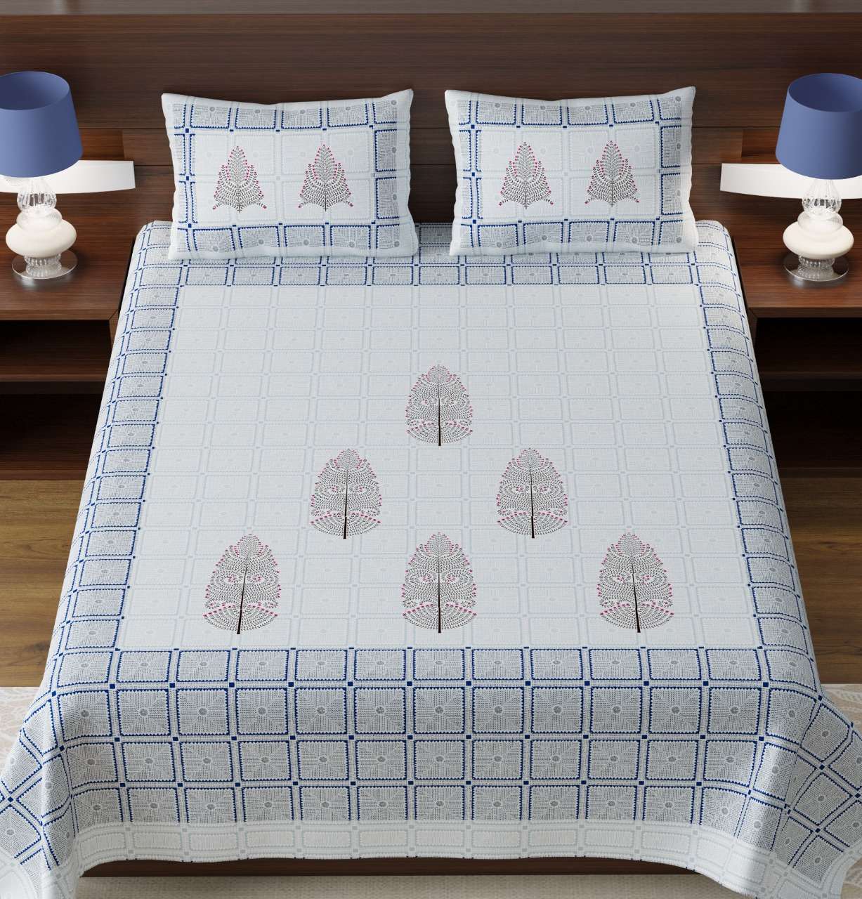 k4u launch rugs new collection in king size cotton bedsheets with pillow cover 