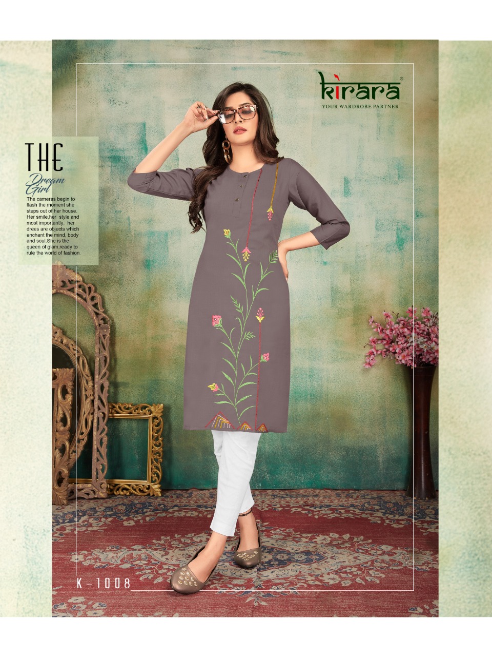 Kirara Launch Shirui Lily Vol 1 Magic Cotton Kurti Catalogs Seller
