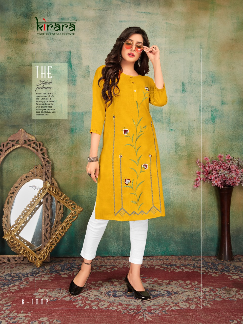 Kirara Launch Shirui Lily Vol 1 Magic Cotton Kurti Catalogs Seller