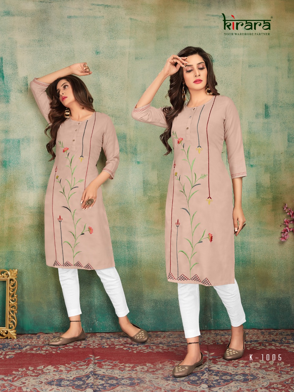 Kirara Launch Shirui Lily Vol 1 Magic Cotton Kurti Catalogs Seller