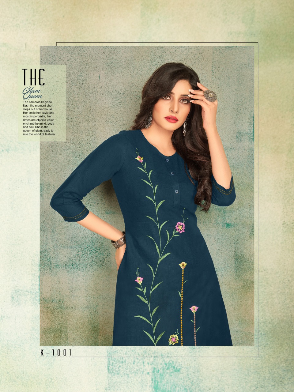 Kirara Launch Shirui Lily Vol 1 Magic Cotton Kurti Catalogs Seller