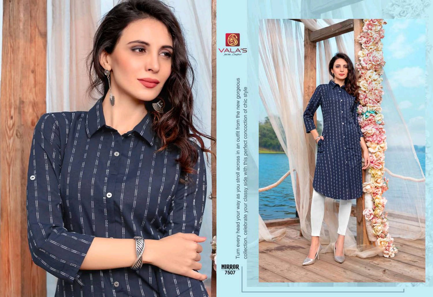 Mirror By Valas Latest Cotton Checks Kurta At Online Shopping In Surat