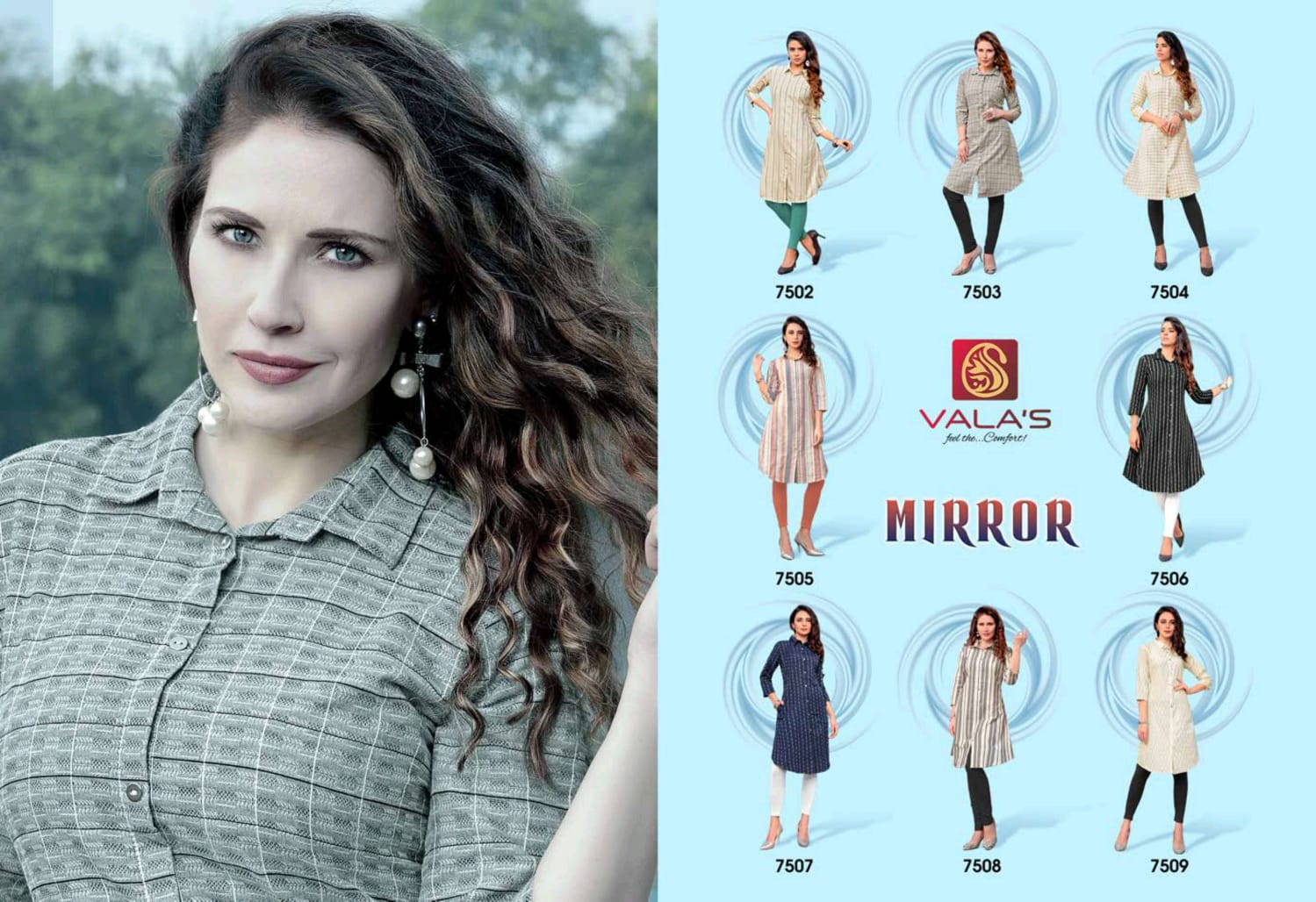 Mirror By Valas Latest Cotton Checks Kurta At Online Shopping In Surat