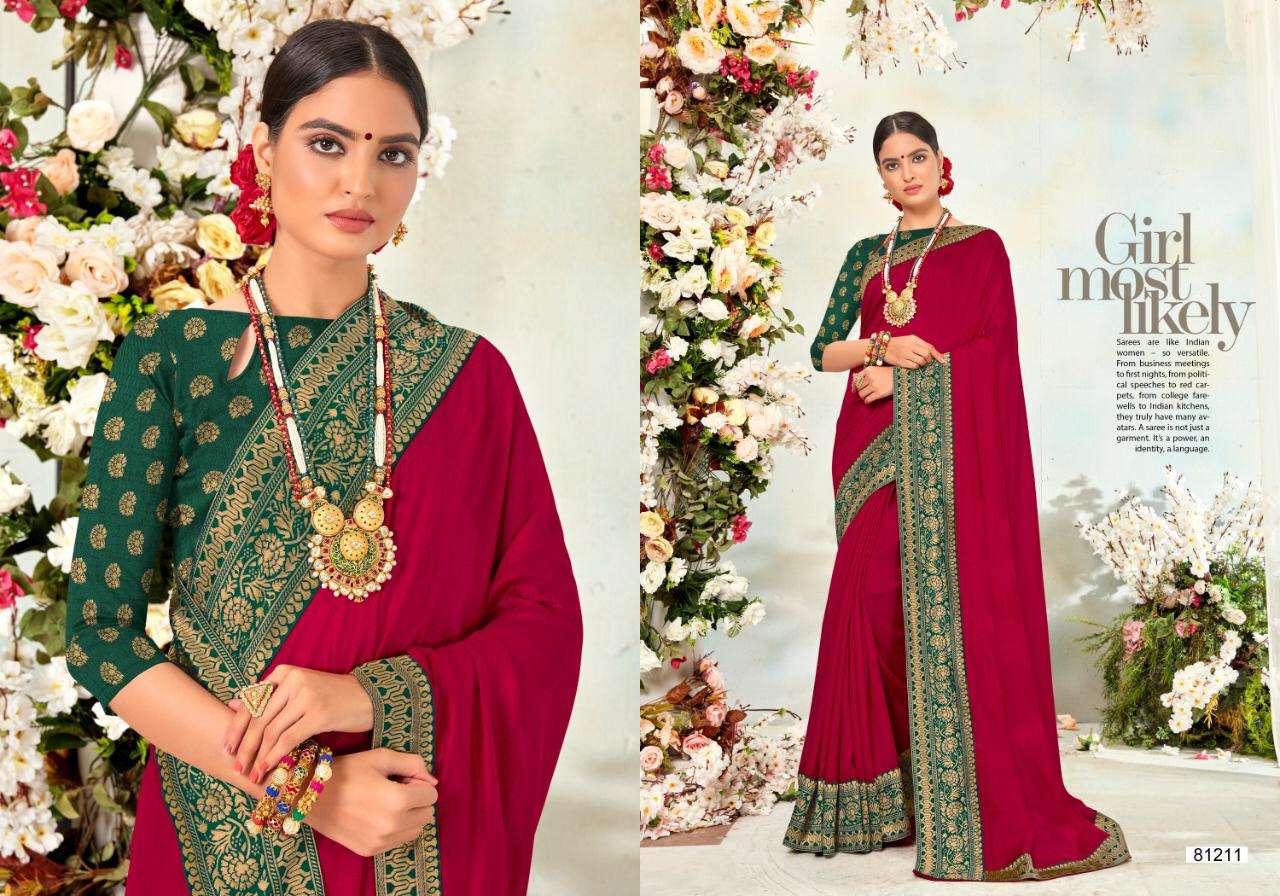 right women nalli silk fancy saris wholesale supplier in surat market 