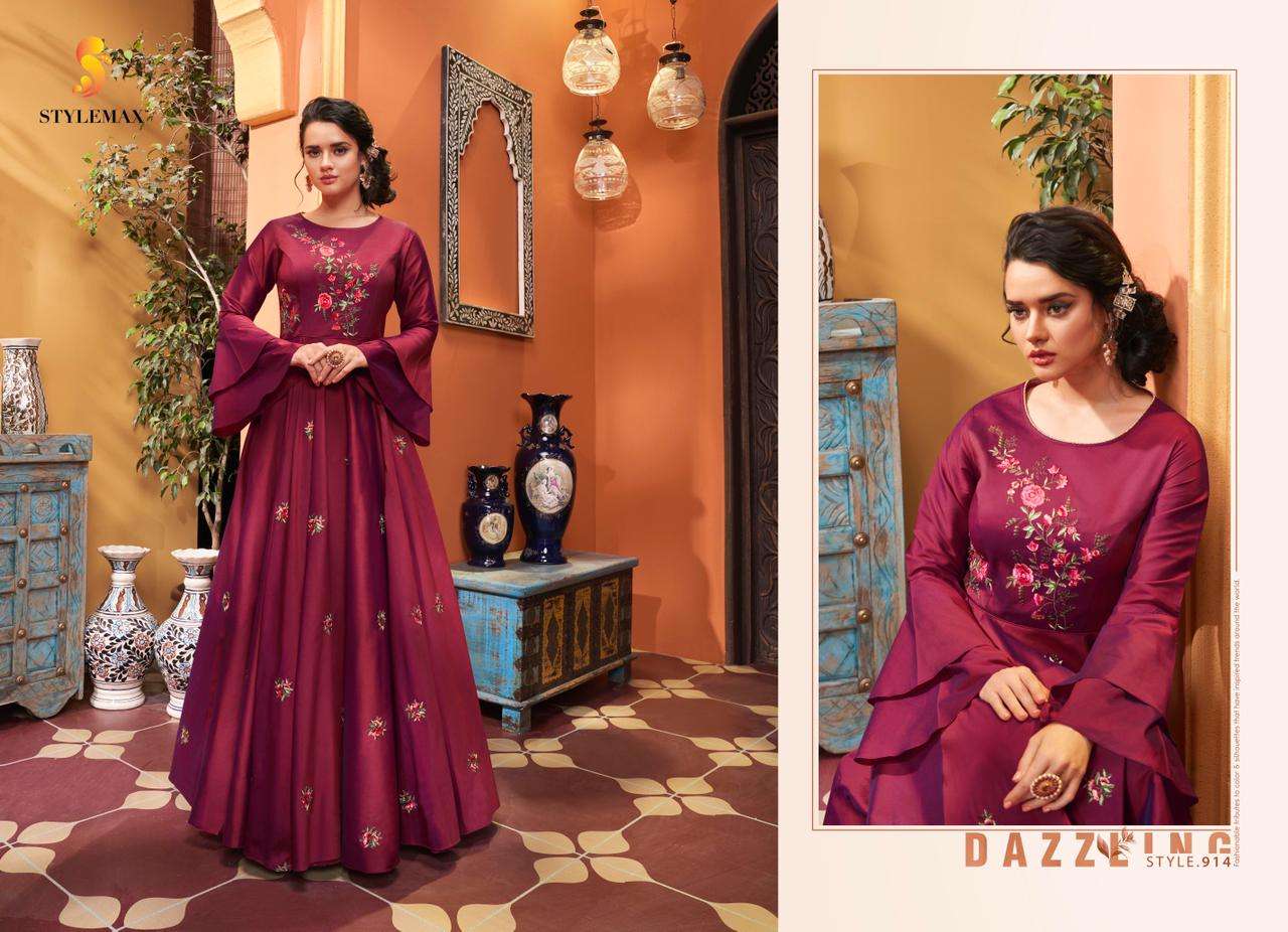 stylemax sapphira vol 1 fully stitched designer gown for women wholesale store 