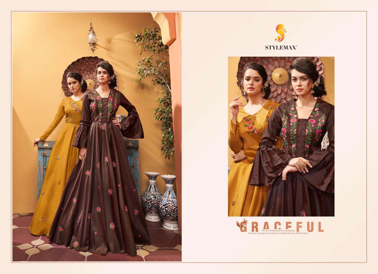 stylemax sapphira vol 1 fully stitched designer gown for women wholesale store 