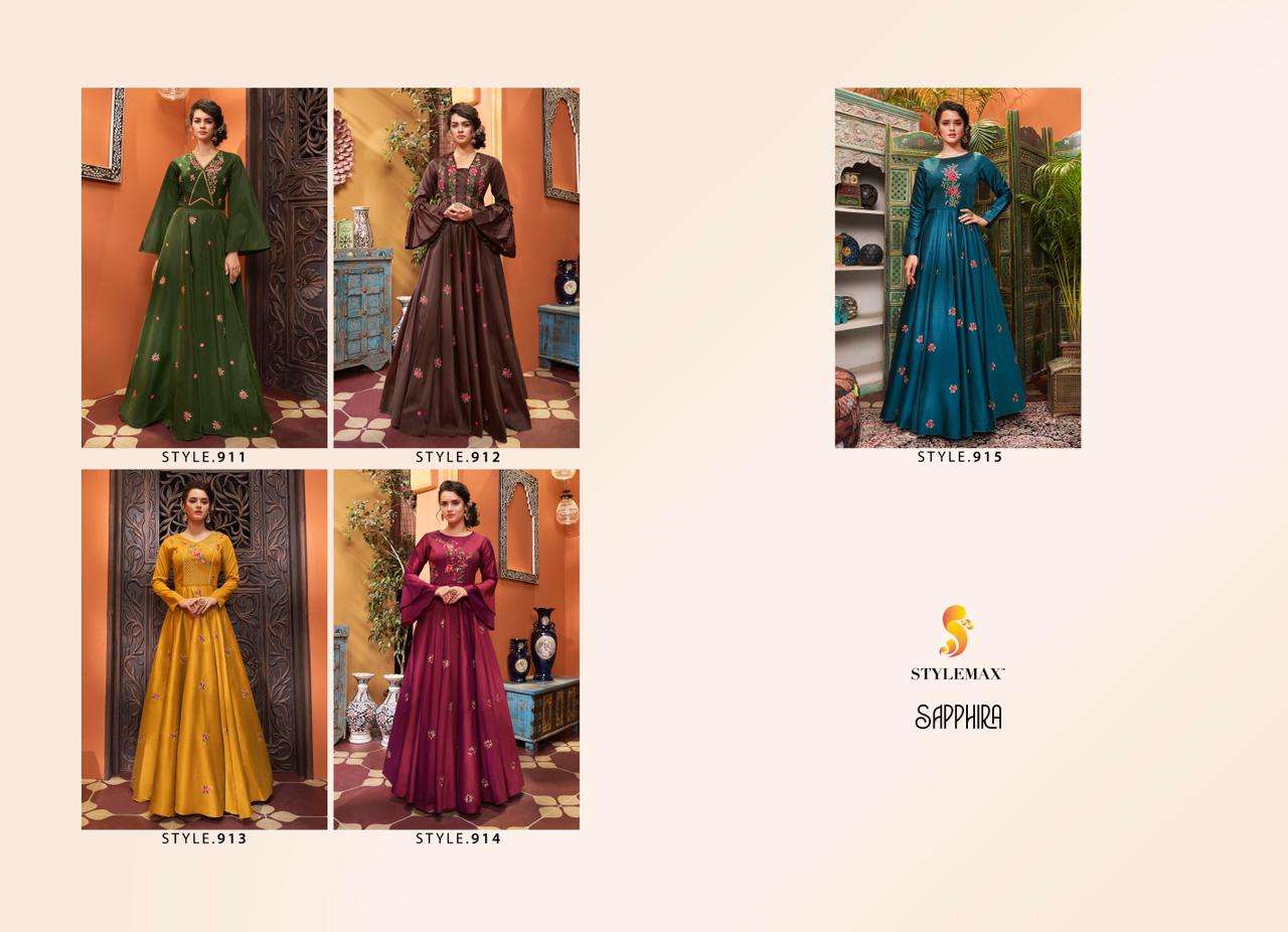 stylemax sapphira vol 1 fully stitched designer gown for women wholesale store 