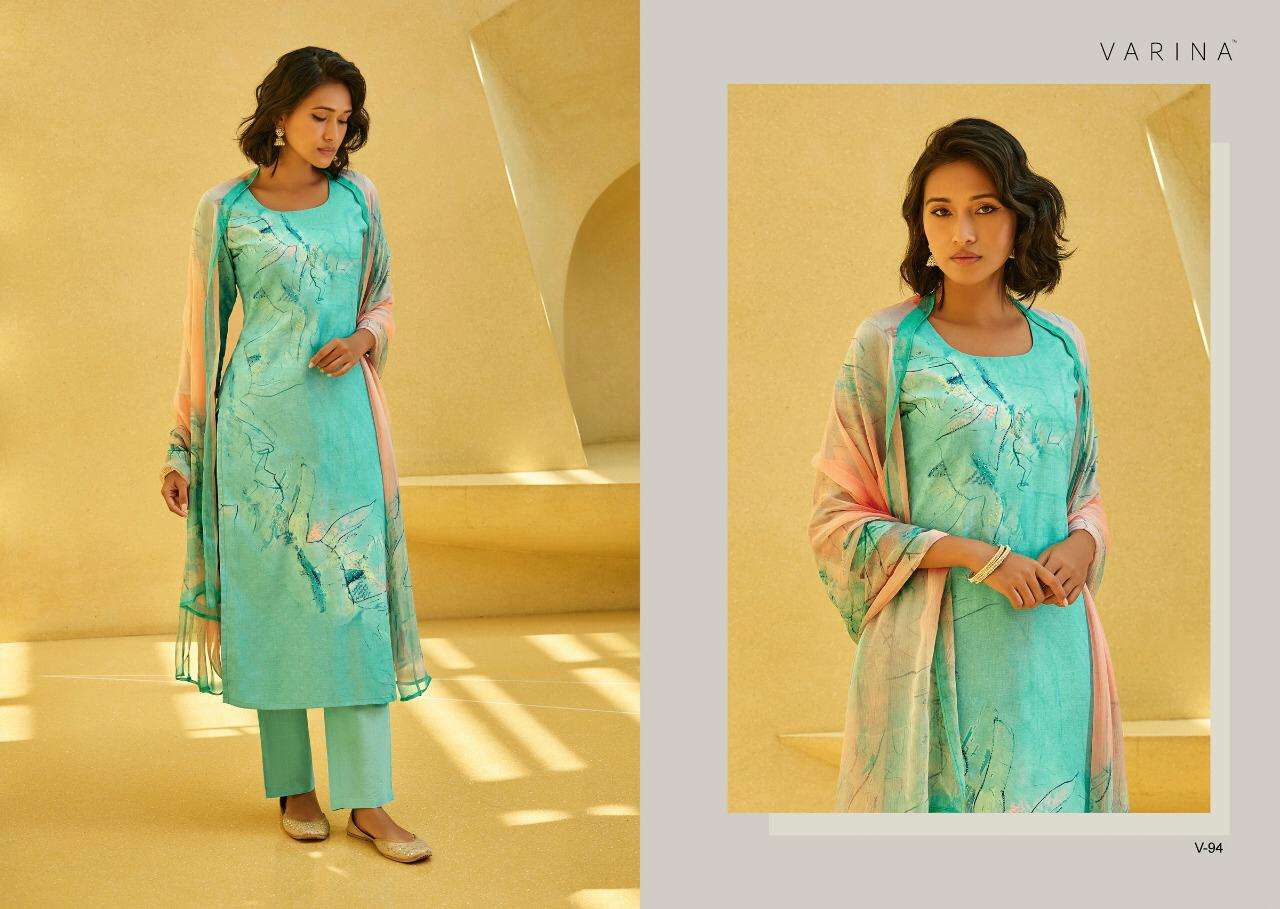 varina aileen cotton satin with hand work salwar kameez for women 