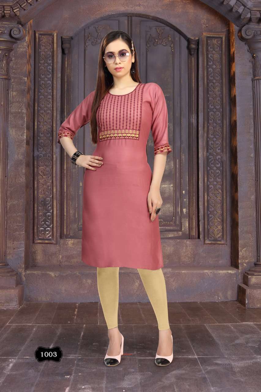 Ice cream by fashion talk heavy rayon with work kurti Catalog Collection Wholesaler Lowest Best Price In Ahmedabad Surat Chennai India Uk Usa Malaysia Singapore Canada Australia