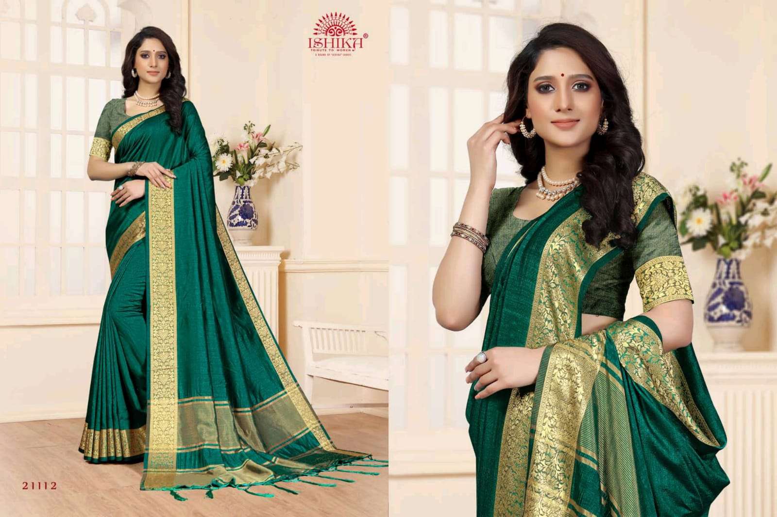 ishika saree angoori soft silk with resham border ethnic collection 