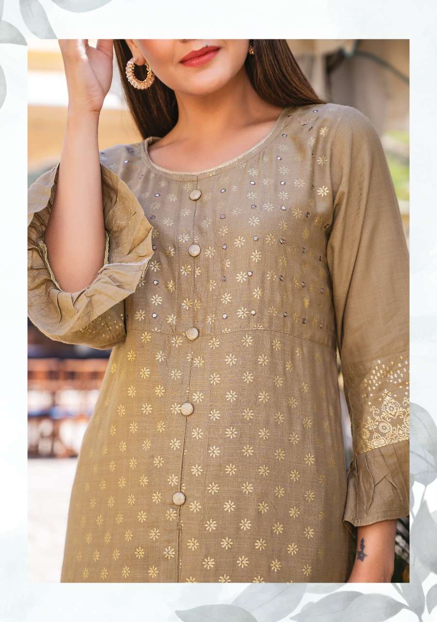 Jasmine by wanna heavy rayon gold print with pant Catalog Collection Wholesaler Lowest Best Price In Ahmedabad Surat Chennai India Uk Usa Malaysia Singapore Canada Australia