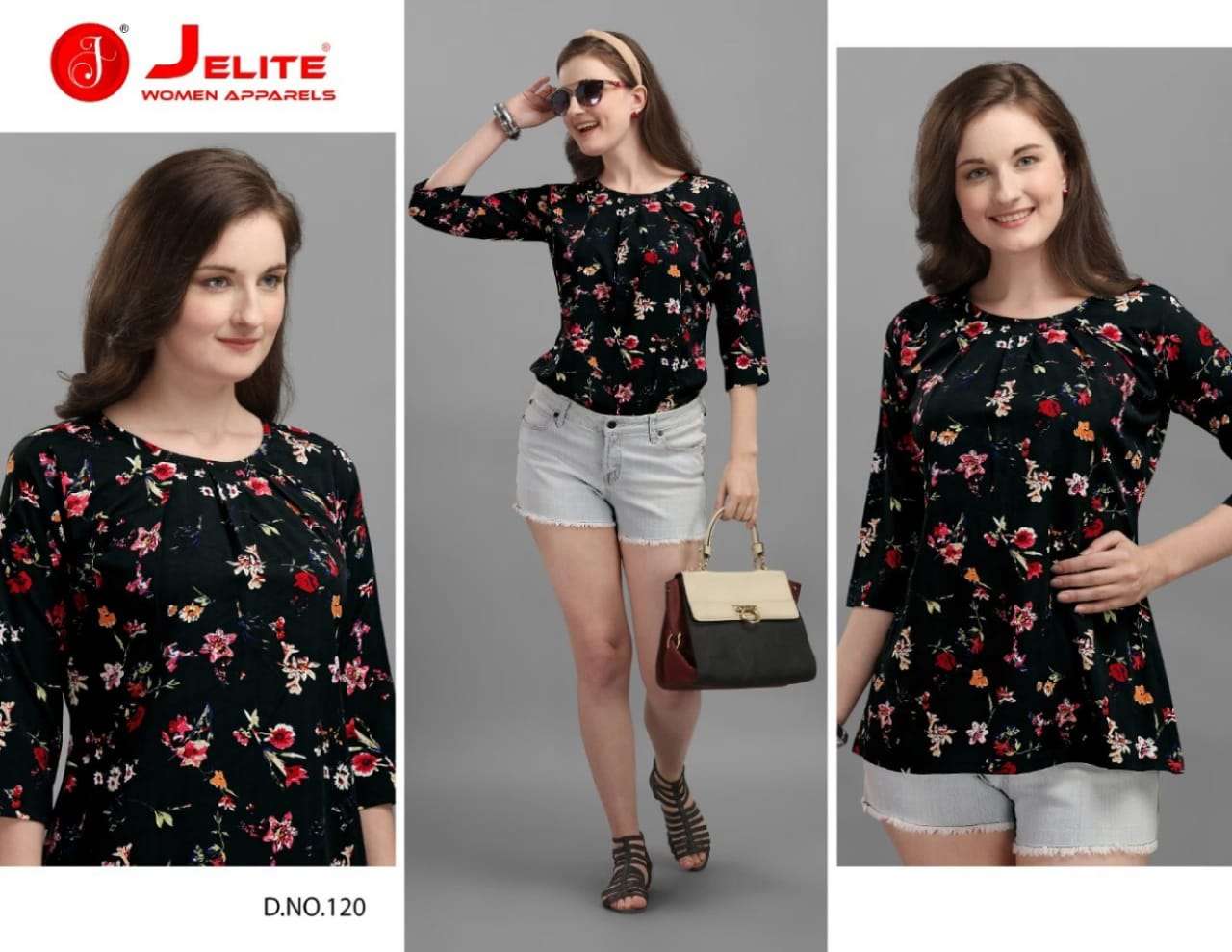jelite tulip vol 3 short tops for girls 