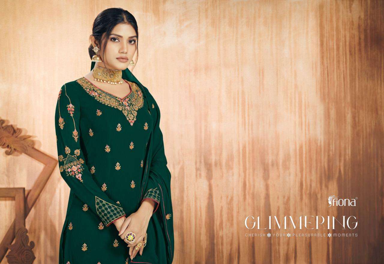 noora by fiona georgette designer fancy dresses collection