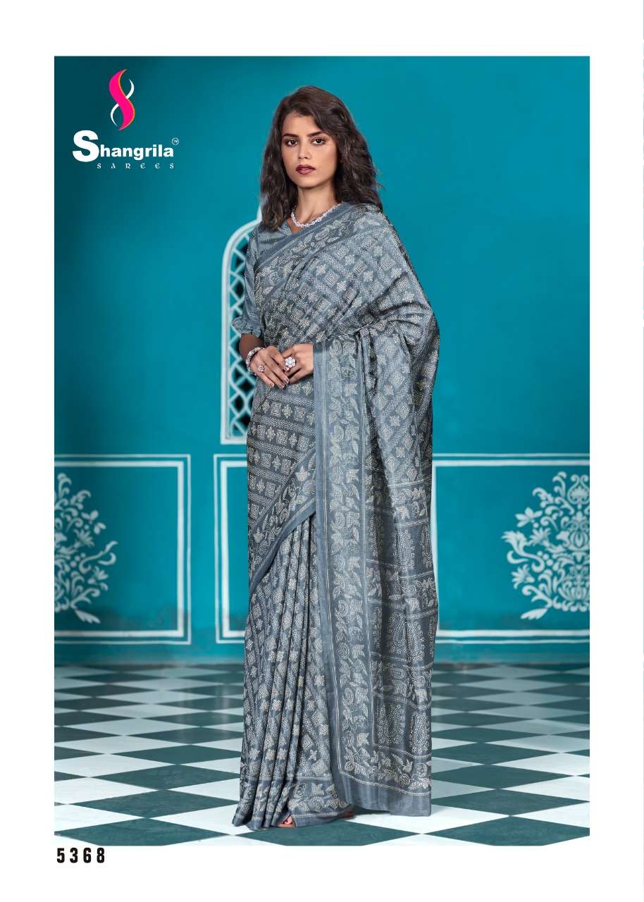shangrila lucknowi kadi silk with digital printed sari wholesale shop in surat 