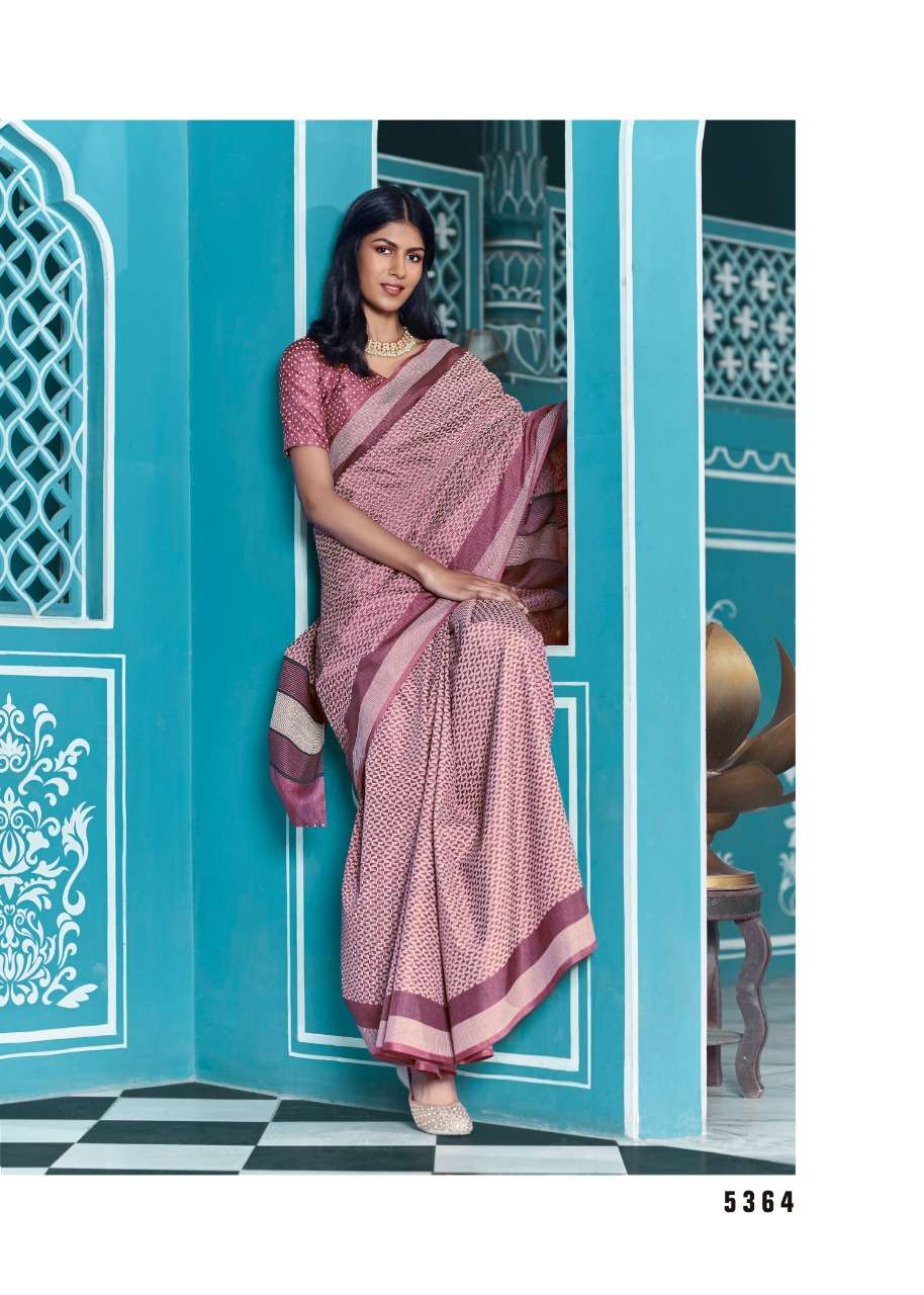 shangrila lucknowi kadi silk with digital printed sari wholesale shop in surat 