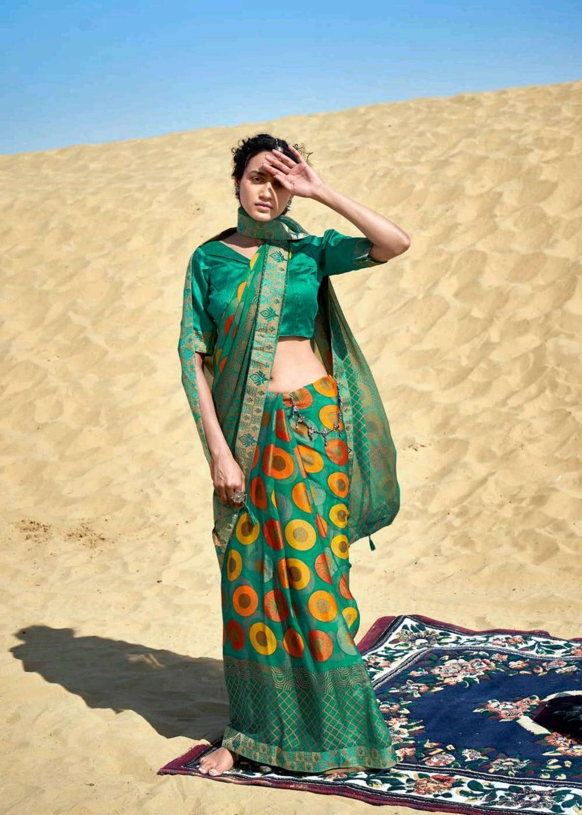 shangrila presents annora brasso vol 2 designer silky jacquard saris wholesale clothing store 