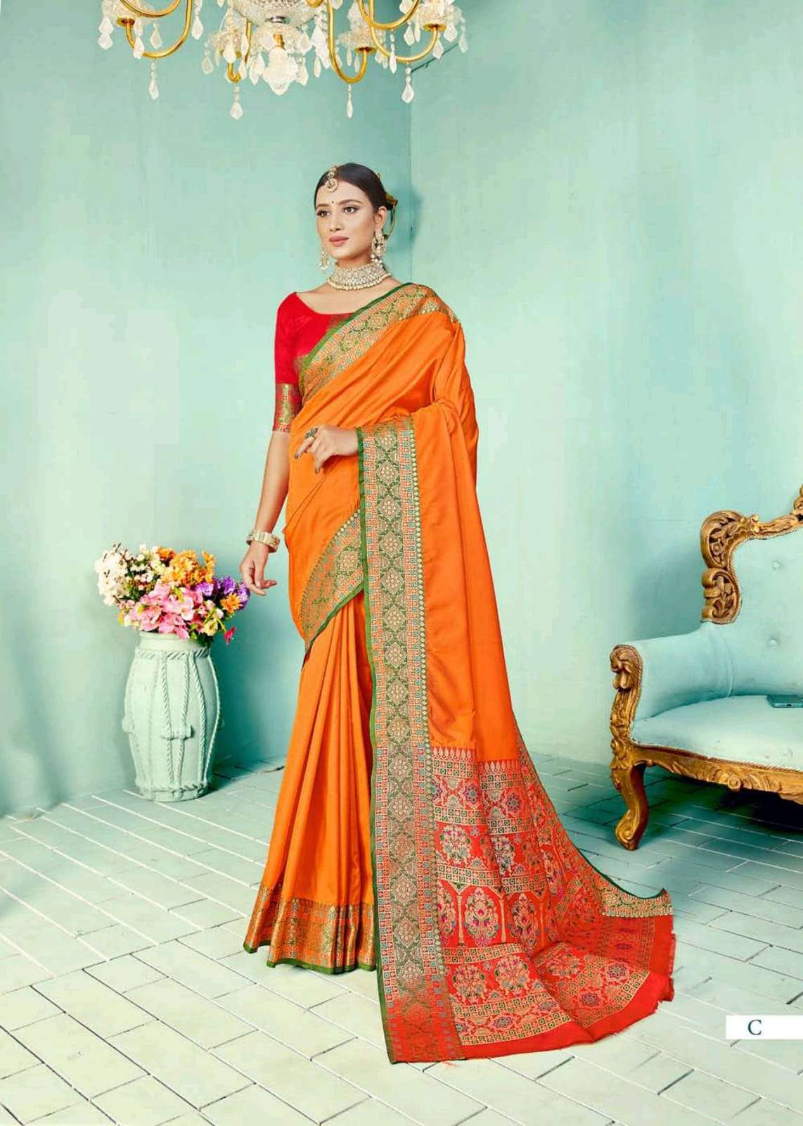 shangrila saree wholesaler in surat market korainadu silk sari collection 