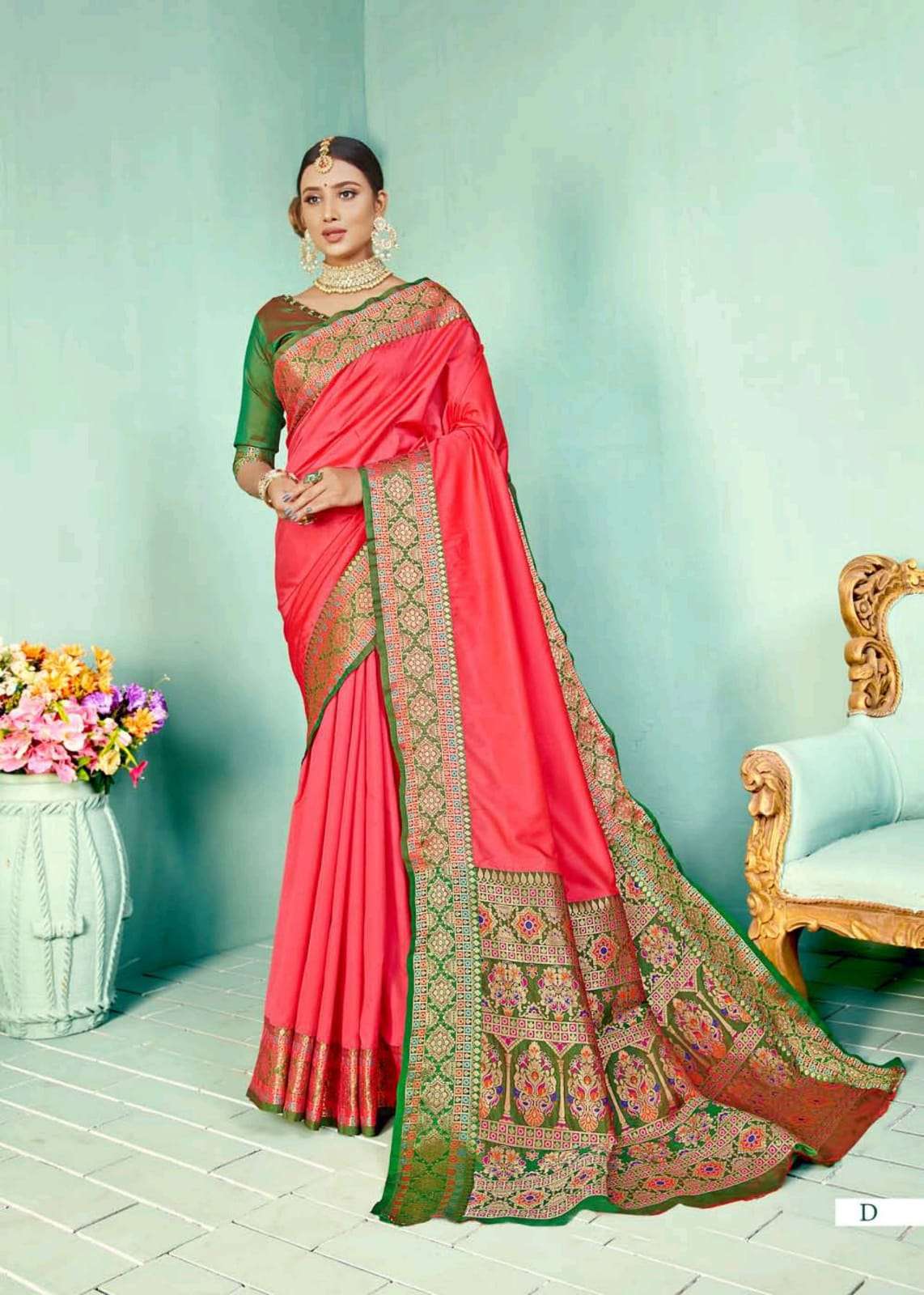 shangrila saree wholesaler in surat market korainadu silk sari collection 