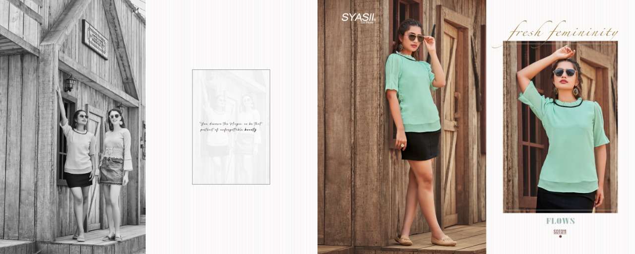 syasii present summer beauty designer girls jeans short top short kurtis