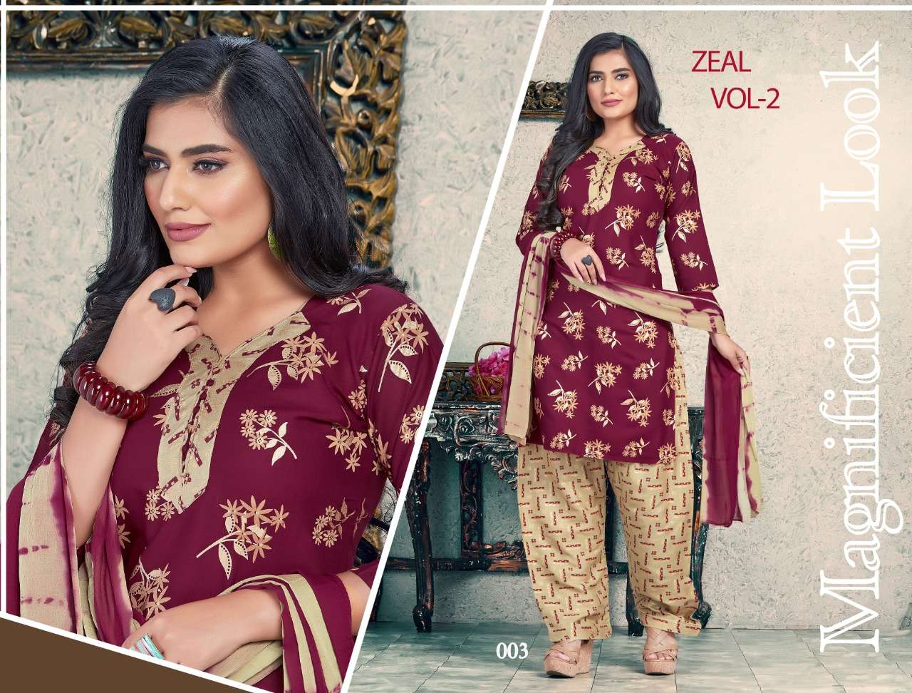 Zeal vol.2 by trendy heavy rayon readymade Catalog Collection Wholesaler Lowest Best Price In Ahmedabad Surat Chennai India Uk Usa Malaysia Singapore Canada Australia