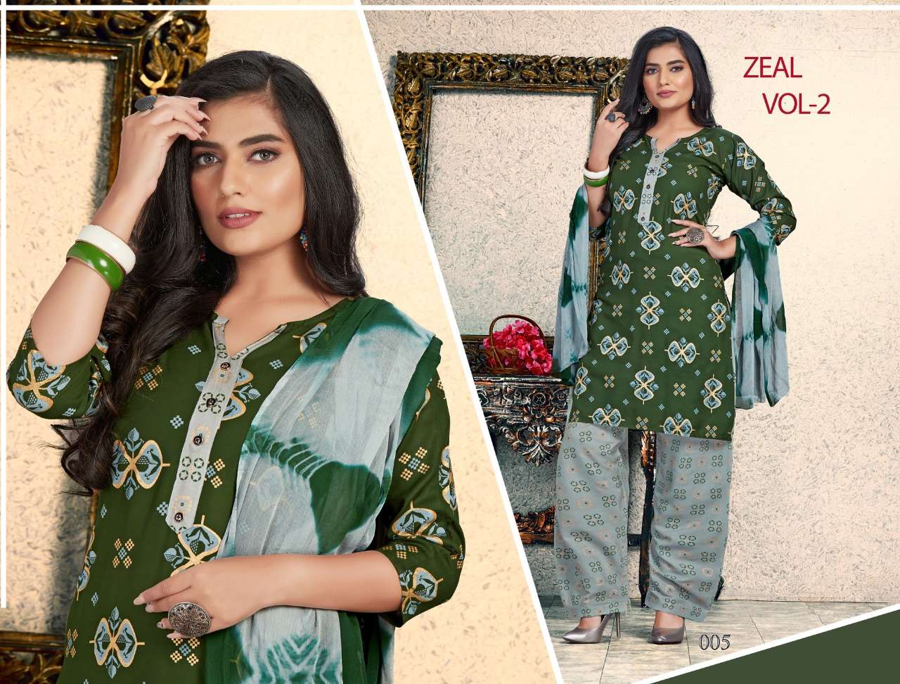 Zeal vol.2 by trendy heavy rayon readymade Catalog Collection Wholesaler Lowest Best Price In Ahmedabad Surat Chennai India Uk Usa Malaysia Singapore Canada Australia