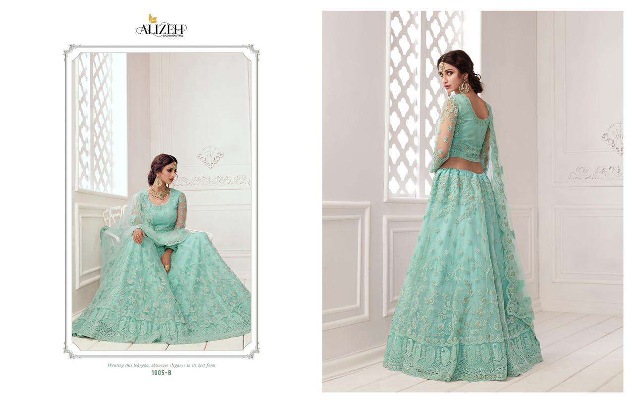 alizeh bridal heritage colour saga vol 2 wedding bridal lehenga wholesaler
