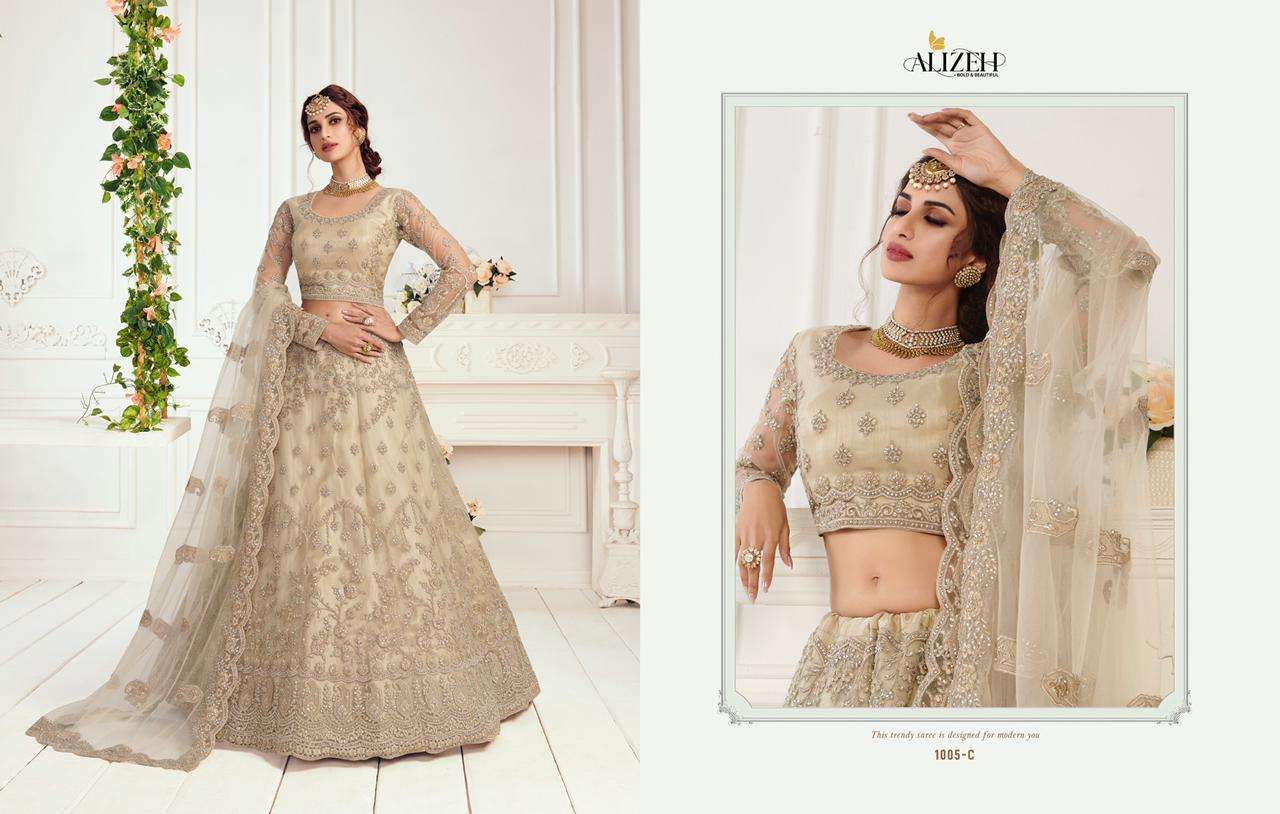 alizeh bridal heritage colour saga vol 2 wedding bridal lehenga wholesaler