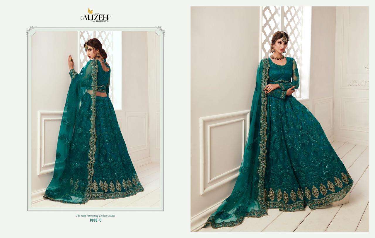 alizeh bridal heritage colour saga vol 2 wedding bridal lehenga wholesaler