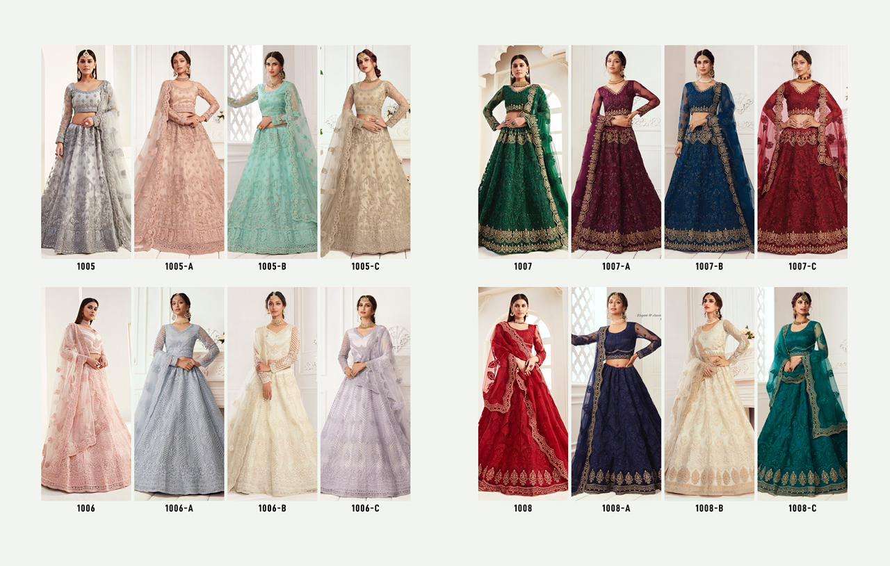 alizeh bridal heritage colour saga vol 2 wedding bridal lehenga wholesaler