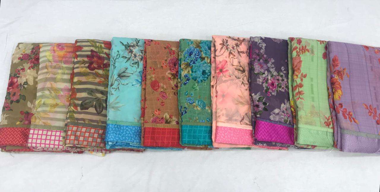 bharati by mintorsi weightless printed classy looking saree catalogue