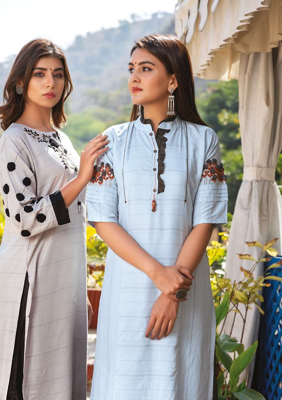 Gulnaaz by wanna heavy rayon top with bottom kurti Catalog Collection Wholesaler Lowest Best Price In Ahmedabad Surat Chennai India Uk Usa Malaysia Singapore Canada Australia