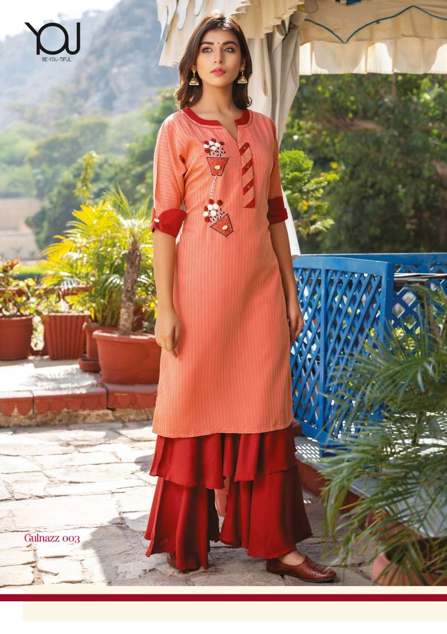 Gulnaaz by wanna heavy rayon top with bottom kurti Catalog Collection Wholesaler Lowest Best Price In Ahmedabad Surat Chennai India Uk Usa Malaysia Singapore Canada Australia